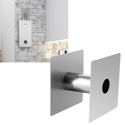 Väggfänger i rostfritt stål med direkt ventilation för, 1