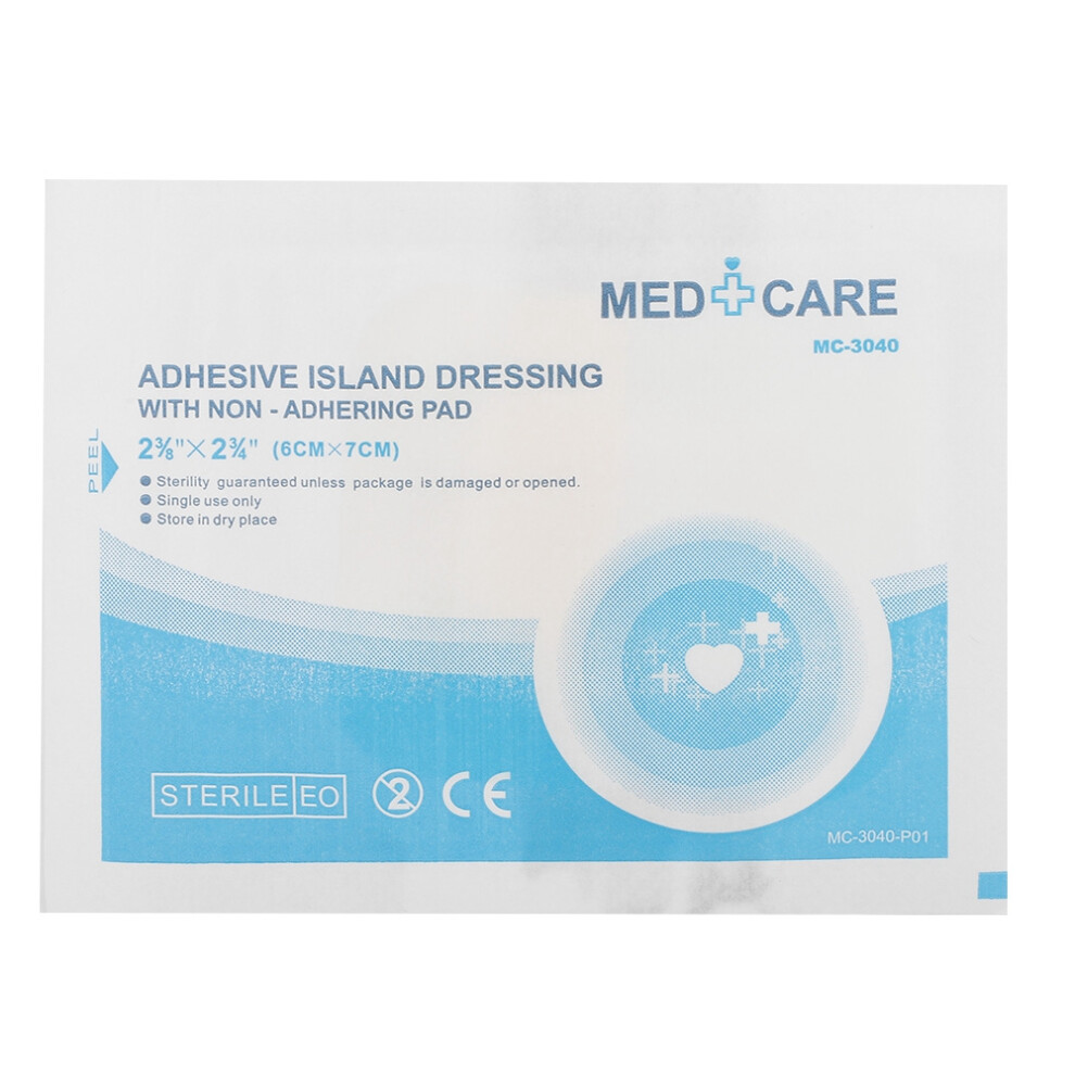 50pcs/pack Waterproof Breathable Wound Dressing Patch Medical Sterile Tape Bandage