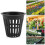 10pcs/Set Durable Safe Plastic Hydroponic Basket Cup for Garden Balcony Planting(Black) 8