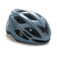 Capacete de ciclismo adulto, ajustável, cinza.