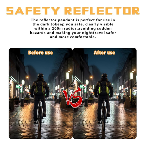 6 st. reflexremsor, säkerhetsreflexhängen reflexhängen 2