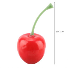 50Pcs Cute Artificial Cherry Fruit Home Decor Decoration Ornament Accessories