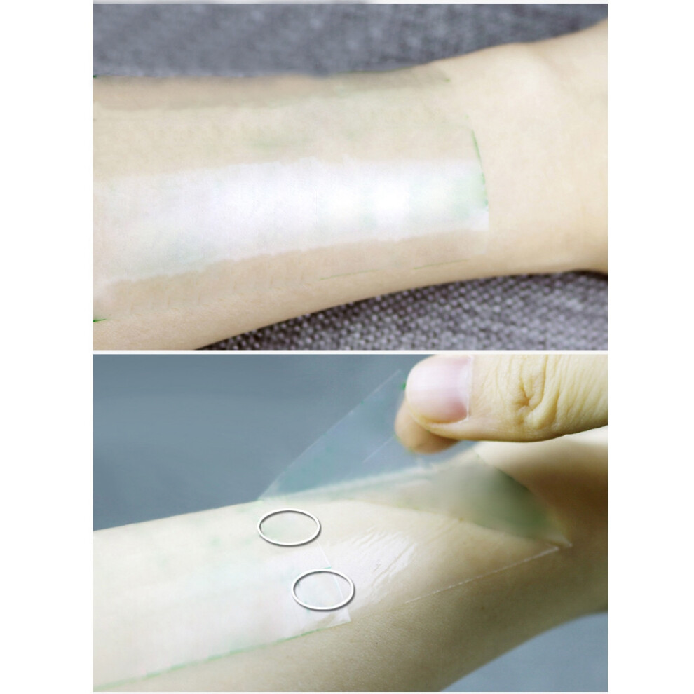PU Waterproof Transparent Adhesive Tape First Aid Wound Fixation Tape (5cm x 5m)