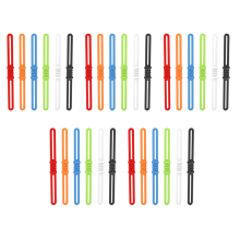 Faixas de silicone para bicicleta, abraçadeiras para cabos de bicicleta de montanha, acessórios para bicicletas