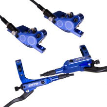 High-End Four-Piston Oil Brake Oil Disc Blue