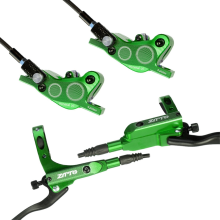 High-End Vierzuiger Olie Remschijf Groen