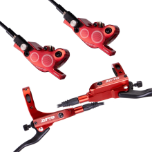High-End Vierzuiger Olie Remschijf Rood