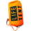 Outdoor-Überlebensdecke, orangefarbenes Zelt + Tasche mit Pfeife 4