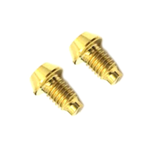 2PCS for TC4 Hydraulic Disc Bike Brake Screw-Gold