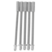 Kit de 5 piezas de mangueras de acero para frenos V-brake de bicicleta plegable de montaña