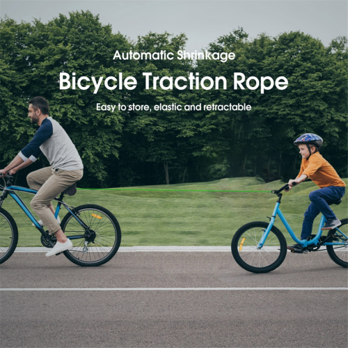 Câble de remorquage flexible et rétractable pour vélo 2