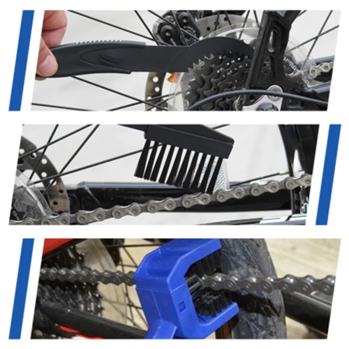 Spazzole rosse per catene di moto e biciclette 2