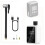 Mini Portable Bicycle Pump 150PSI Pump With Digital PSI White 2