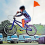 Drapeau de sécurité pour vélo avec mât, réfléchissant, rouge. Drapeau de sécurité pour remorque de vélo. 5