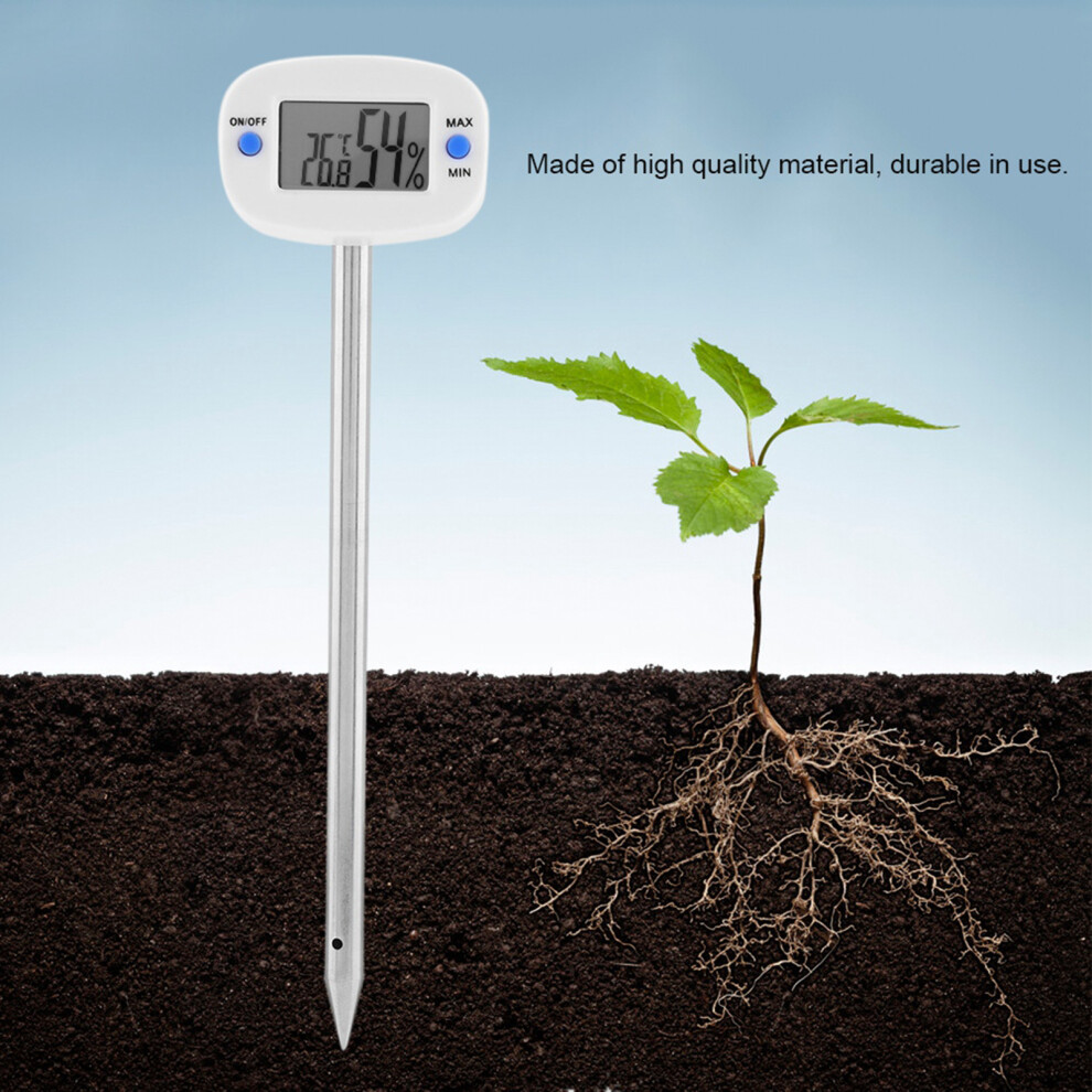 Ta290 Digital Soil Hygrometer Moisture Meter Temperature Humidity Tester With Probe 7901324554343
