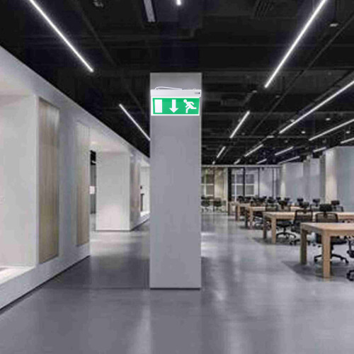 Acrylic LED Emergency Exit Lighting Sign Safety Evacuation Indicator Light 110‑220V 2