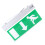 Acrylic LED Emergency Exit Lighting Sign Safety Evacuation Indicator Light 110‑220V 12