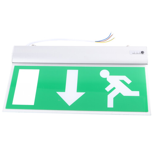 Acrylic LED Emergency Exit Lighting Sign Safety Evacuation Indicator Light 110‑220V 1