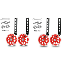 Kinderfiets Trainingswielstandaard Kit voor 12 Inch Kinderfietsen Rood