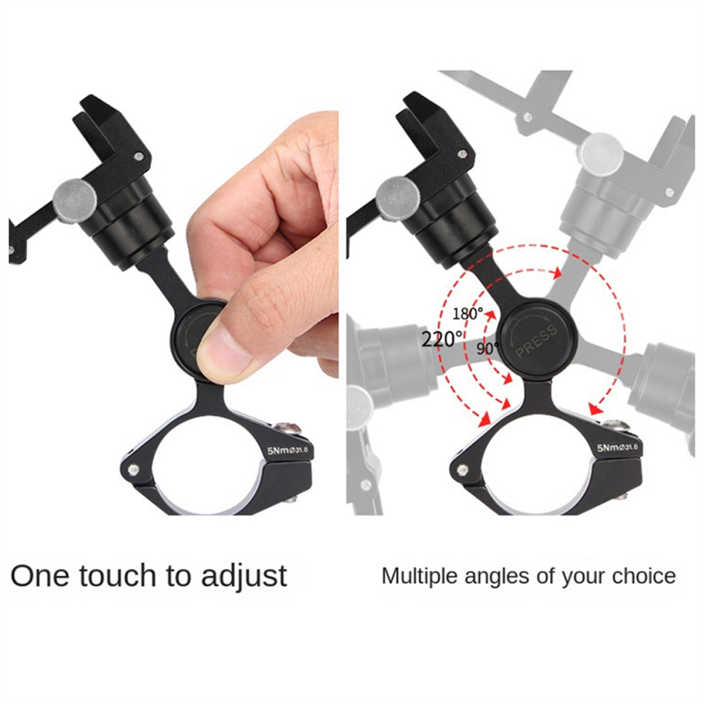 Motorcycle Bicycle Phone Holder Aluminum Alloy Phone Holder 4851117140150