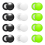12 stuks hardloopnummerclips marathonnummer gesp nummerhouder B 1