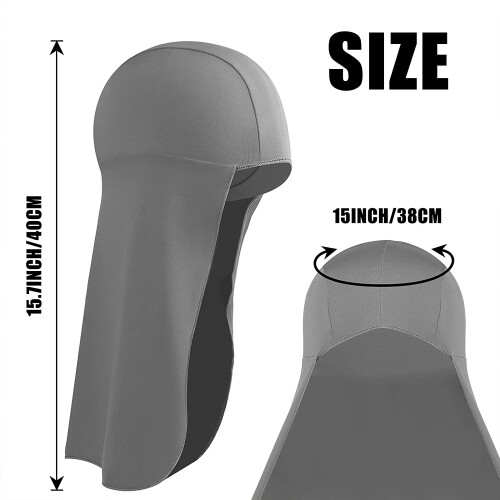 Fodera per casco di sicurezza con patta per il collo, 3 pezzi 2