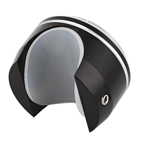 Motorcycle Modification Handlebar Mount Waterproof Quartz Clock Watch(White Surface Black Dial) 2