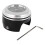 Motorcycle Modification Handlebar Mount Waterproof Quartz Clock Watch(White Surface Black Dial) 2