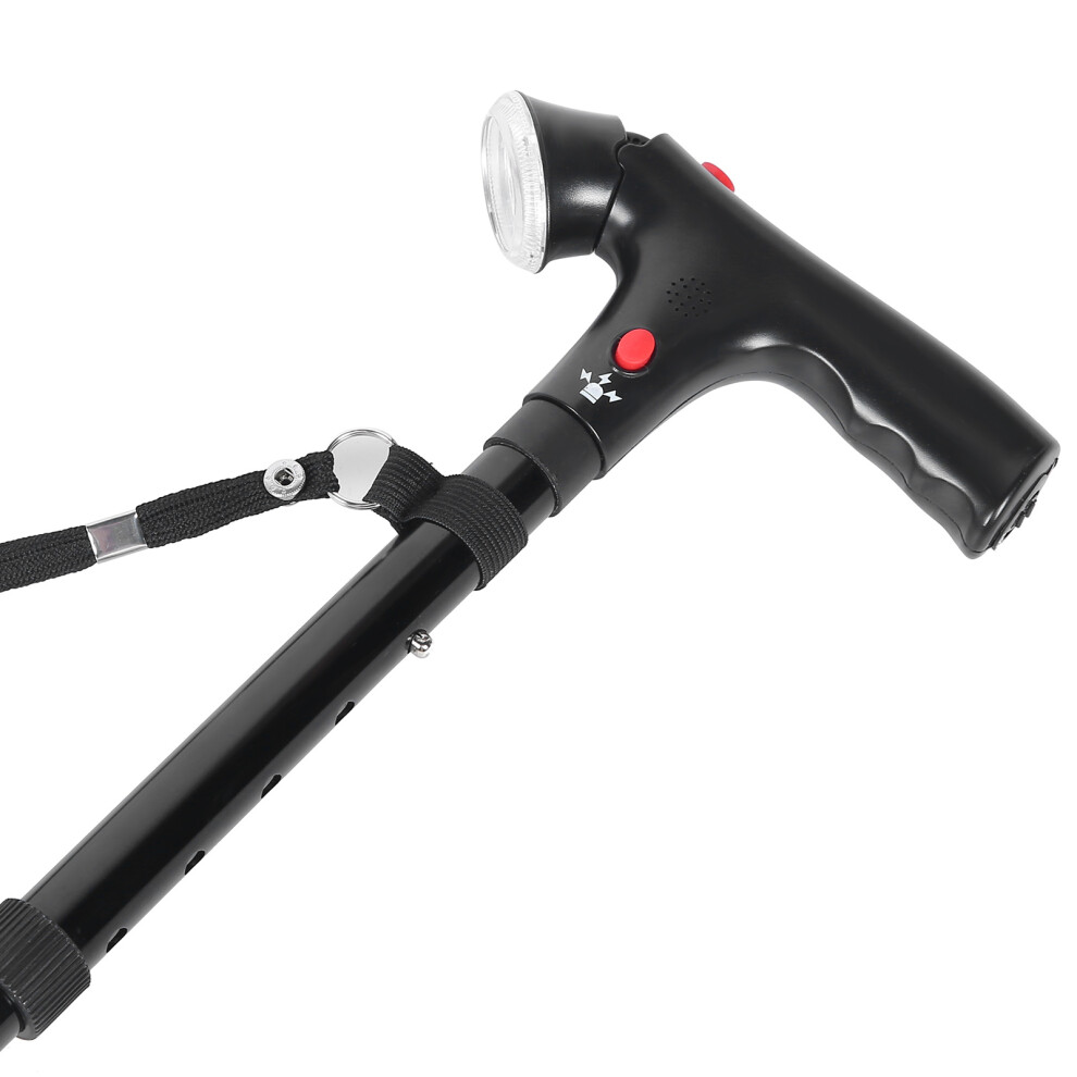 Light Multifunctional Elderly Walking Stick With Adjustable Antislip Walking Cane