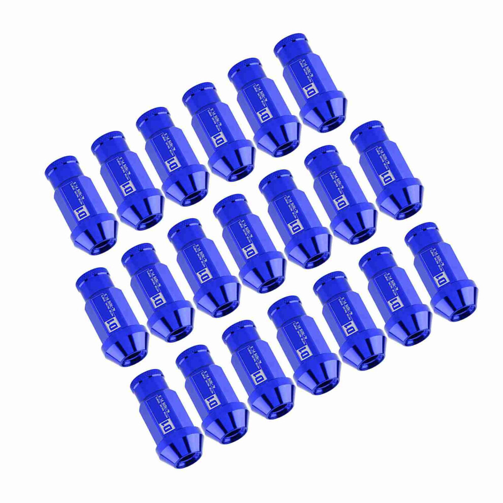 Car Tire Screw Racing Wheel Aluminum Nut M12x1.5 (Blue) Blue 4191324555256