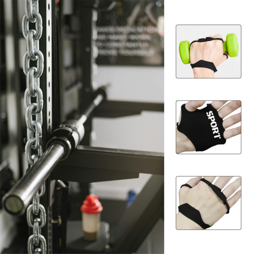 Luvas de ginástica sem dedos, respiráveis, para exercícios e esportes. 2
