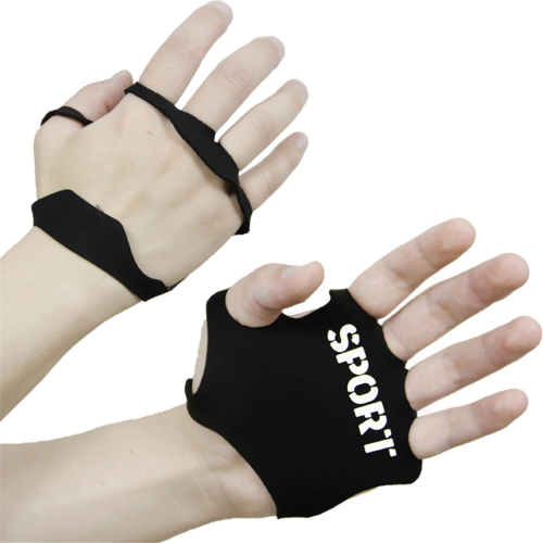 Luvas de ginástica sem dedos, respiráveis, para exercícios e esportes. 1