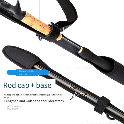 Bolsa de almacenamiento de caña de pescar ajustable de estilo corto 2