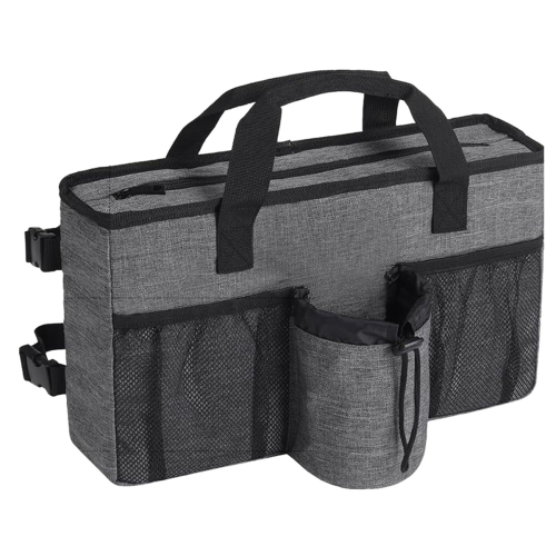 Accessori per deambulatore pieghevoli con portabicchieri e custodia organizer