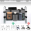 Accessori per deambulatore pieghevoli con portabicchieri e custodia organizer 3