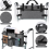 Accessori per deambulatore pieghevoli con portabicchieri e custodia organizer 5