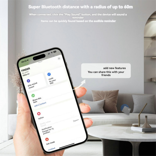 Voor Mini Wallet Tracker Kaart Tracking Locatie GPS Locator 2