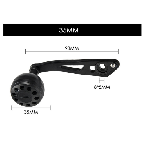 Cast Fishing Reel Handle Replacement Hollow Metal Knob 2