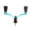 Double Rocker Arm Handle Double Handle Fishing Reel Modified D 1