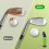Kit de limpeza para tacos de golfe com escova e toalha de microfibra, verde. 3
