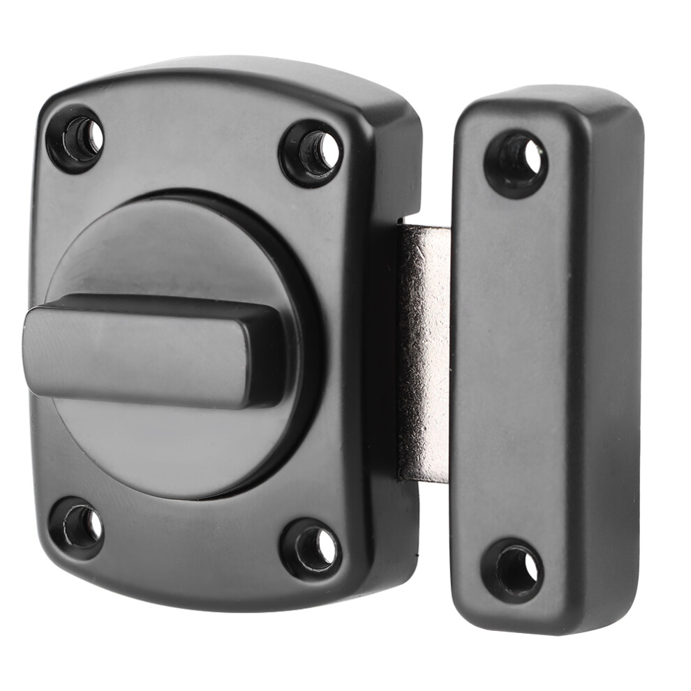Zinc Alloy Sliding Door Lock Latch Bolt Buckle For Cabinet Closet Cupboard Accessorybolt Lock L Size Black 9301324556442