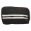 Calvin Klein Calvin Klein Womens Cosmetic Bag Black Red Zip 1