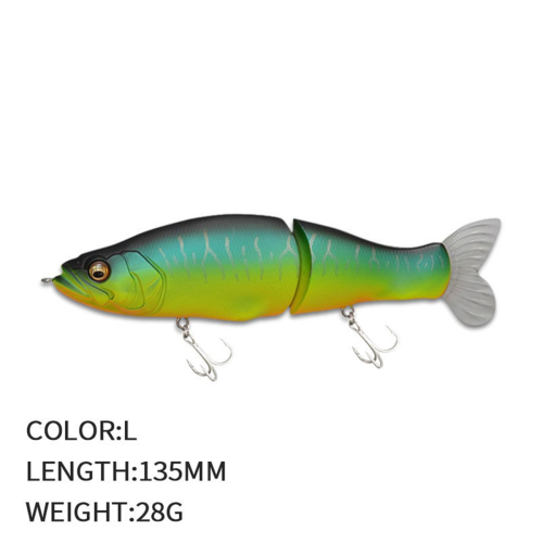 Señuelo de pesca Bionics, cebo de hundimiento lento L 1