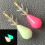 Conjunto de 4 anzóis luminosos para pesca, com cores combinando. 4