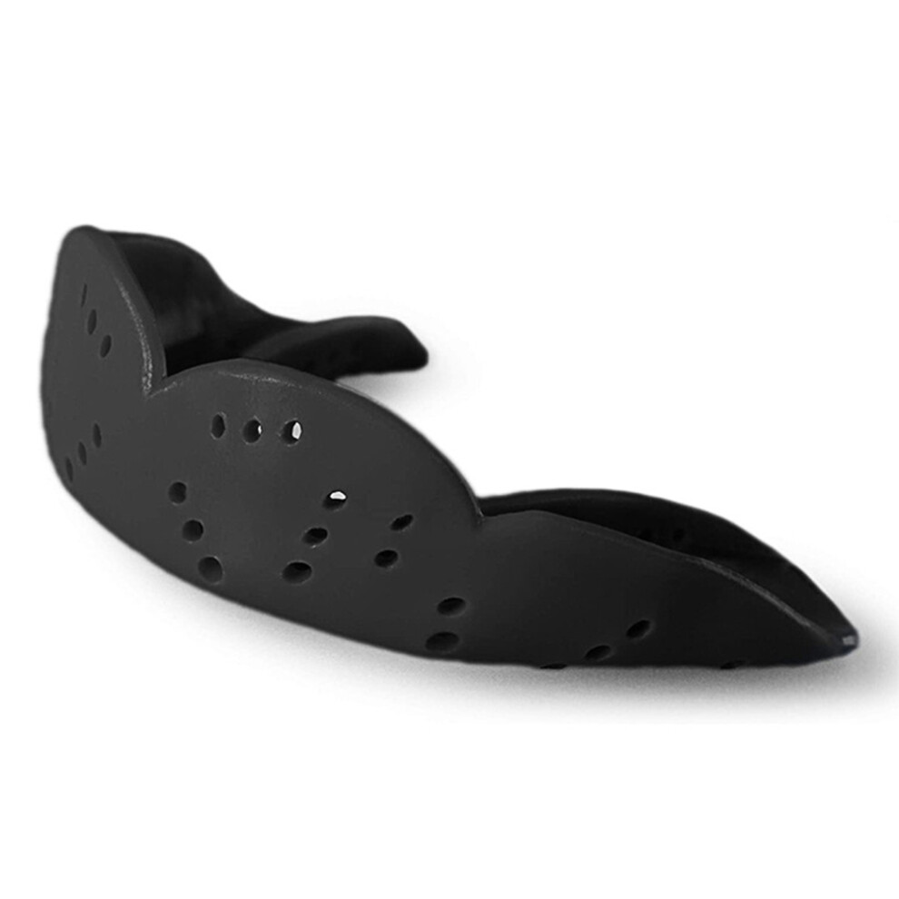Black Sport Mouth Guard Eva Teeth Protector Adults Mouthguard,