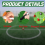 Magnetisch voetbalklembord voor dubbelzijdig whiteboard 4