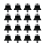12PC Football Boot Replace Spikes for M5 Threaded Football Boots 16mm 3