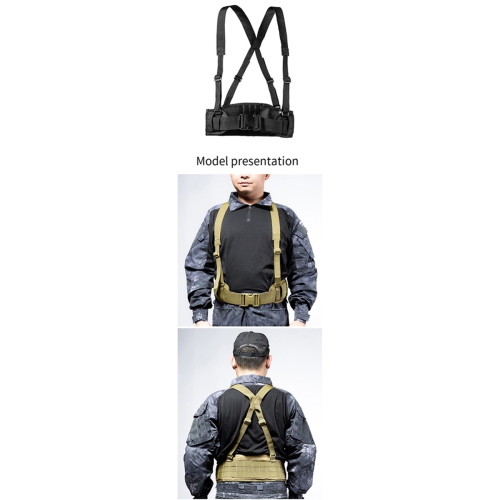 Buitensportuitrusting Combat Vest Accessoire Magazijntas Khaki 2