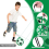 Rete per allenamento di calcio da 2 pezzi, verde 2