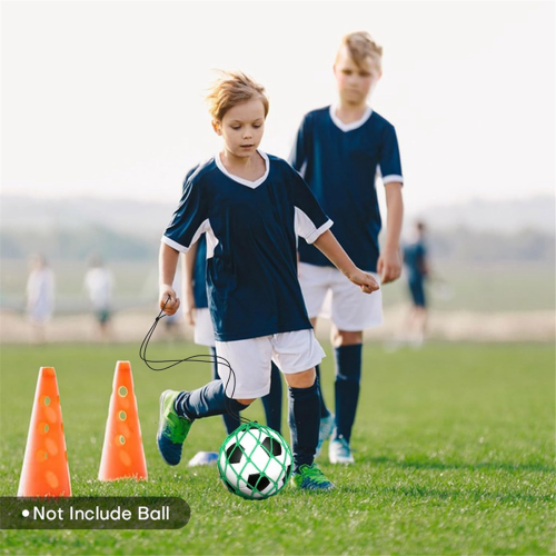 Rete per allenamento di calcio da 2 pezzi, verde 2